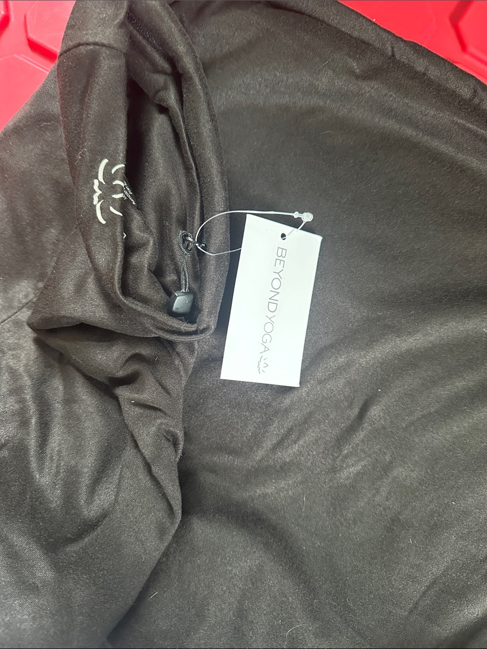 Beyond Yoga Black Pocket Infinity Scarf with Tag